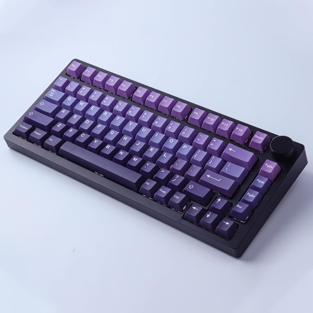 Keycaps PBT Keycaps 126 Tasten ISO&ANSI Layout Cherry Profil Dye-Sublimation Keycaps Set für Gateron