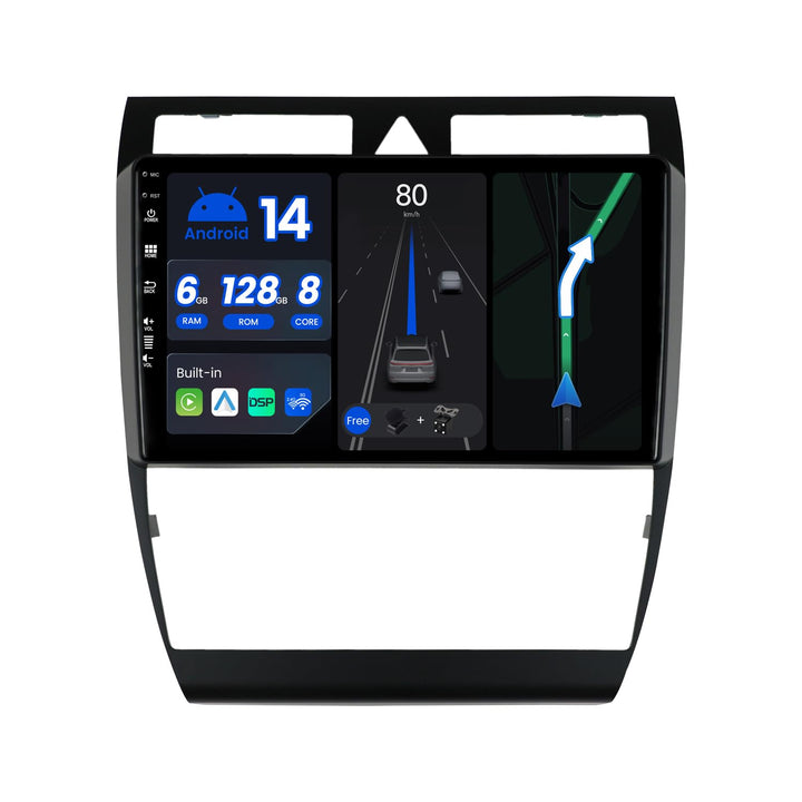 JOYX - 6G+128G - Android 15 IPS Autoradio Passt für Audi A6 C5 S6 (1999-2004) / RS6 (2002-2006) - Ka