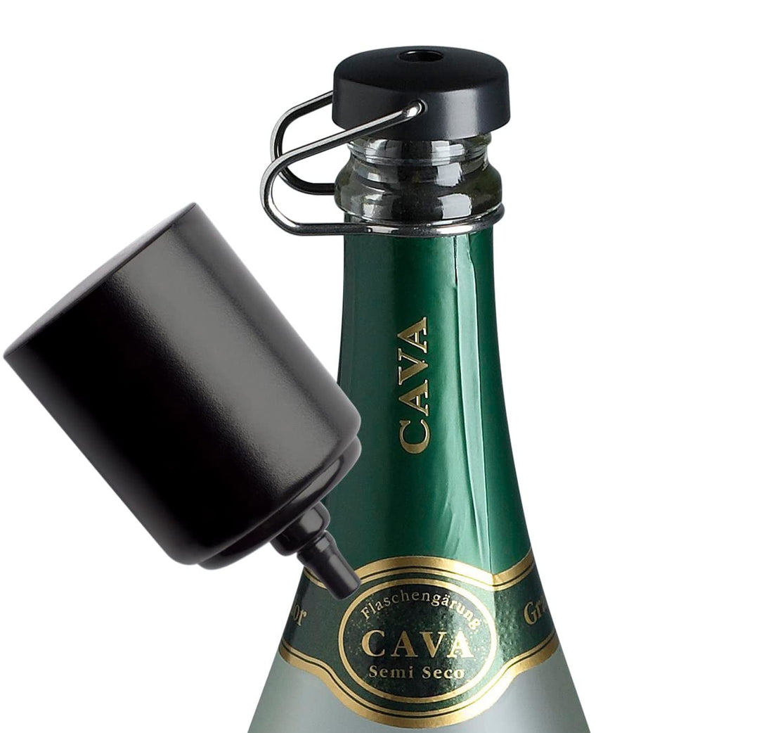 Champagne Fresh Sektverschluss mit Druckpumpe | Hält Sekt & Champagner bis zu 5 Tage prickelnd frisc