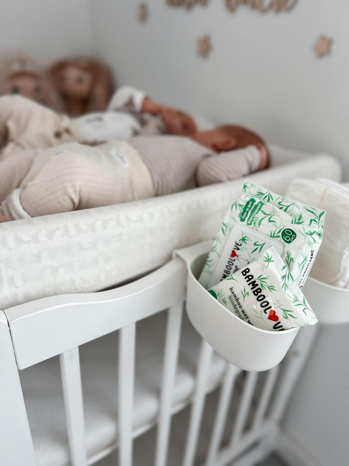 10x 60pcs - Bambus-Feuchttücher - Hypoallergene Baby-Feuchttücher - Besonders weiche und sanfte Feuc
