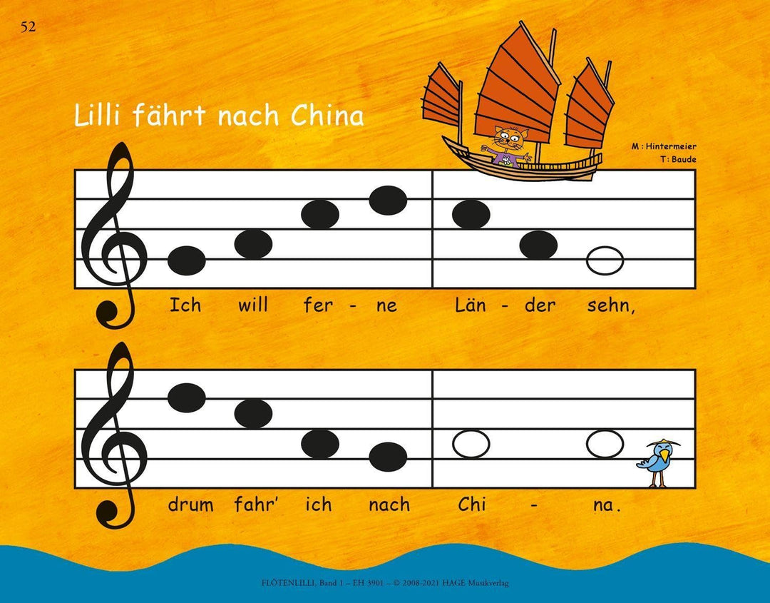 Flötenlilli, Band 1: Blockflötenschule für kleine Musiker ab 4 Jahren - Für deutsche und barocke Gri