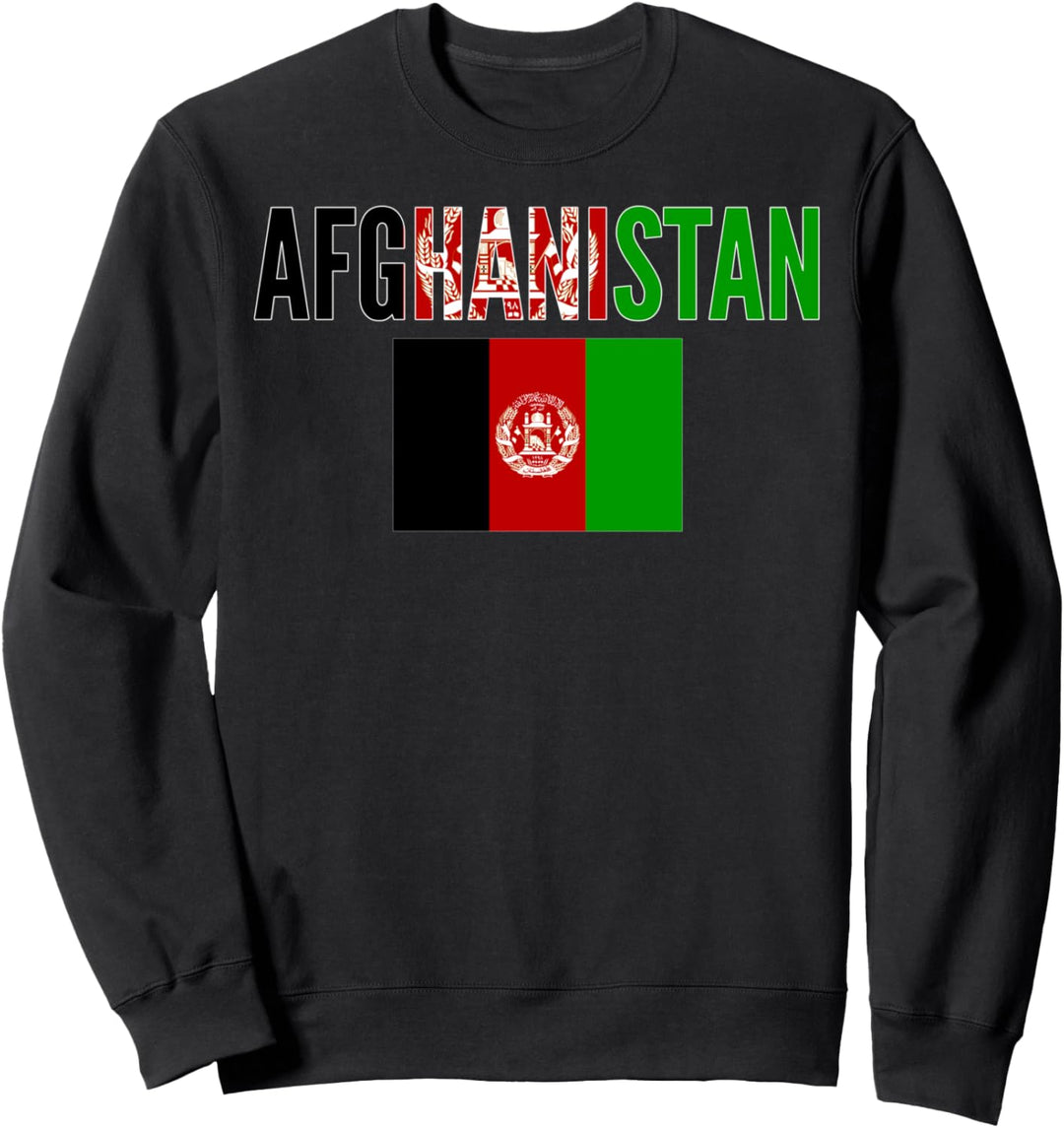 Afghanistan - Afghanistan Länderflagge Sweatshirt