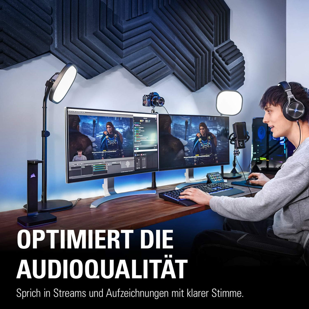 Elgato Wave Panels Extension Set, 2 X schalldämmende Module, Dual-Density-Schaumstoff, einzigartige