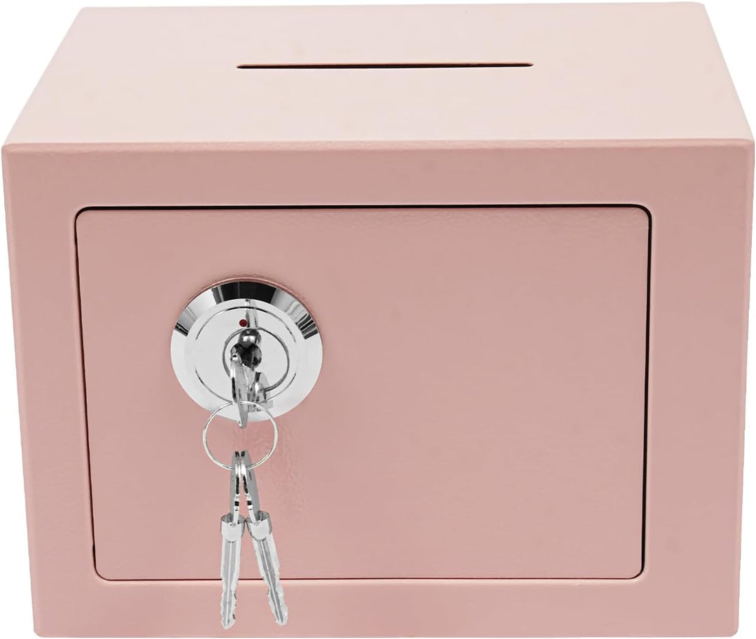 Safe Tresor Klein - Möbeltresor mit Schlüssel Safe Geldschrank 23x17x17cm feuerfest für Schmuck, Bar