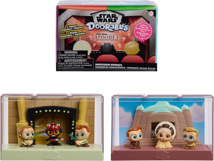 Star Wars™ Doorables Widescreen Moments – Star Wars: DIE DUNKLE BEDROHUNG™, Sammelfiguren, Kinderspi