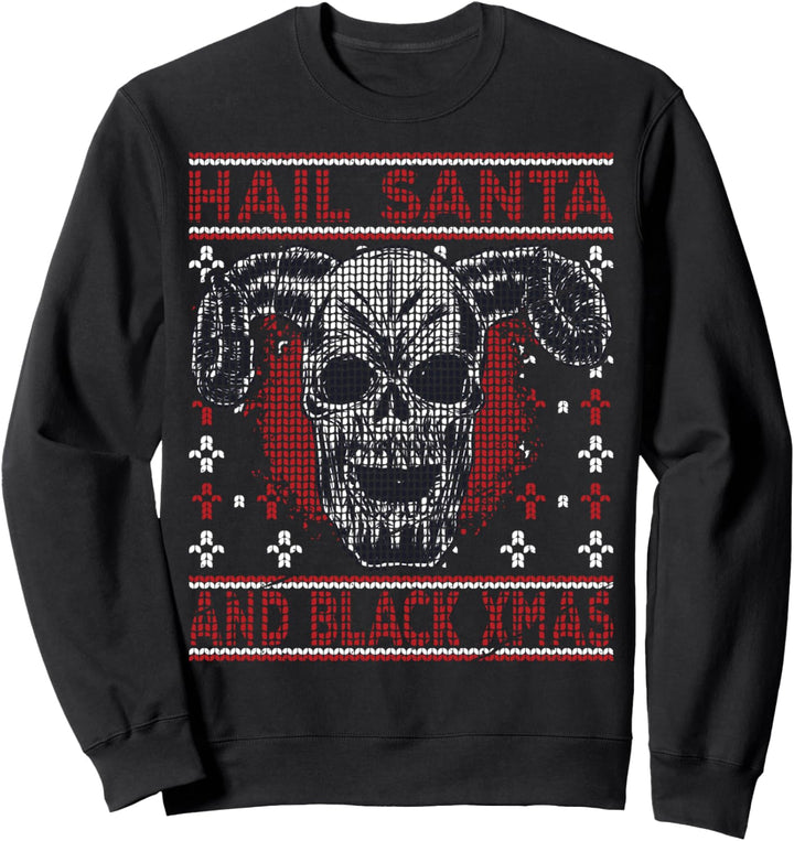 Black Christmas I Satanisch Weihnachten I Hail Santa Sweatshirt