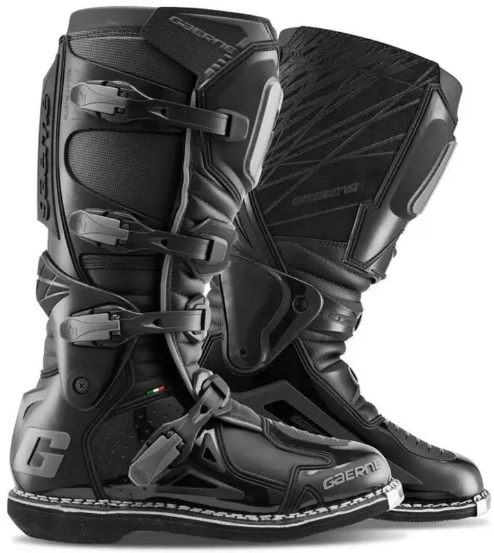 Gaerne Motocross-Stiefel Fastback Endurance Cactus Blue Schwarz 42 EU, Schwarz 42 EU