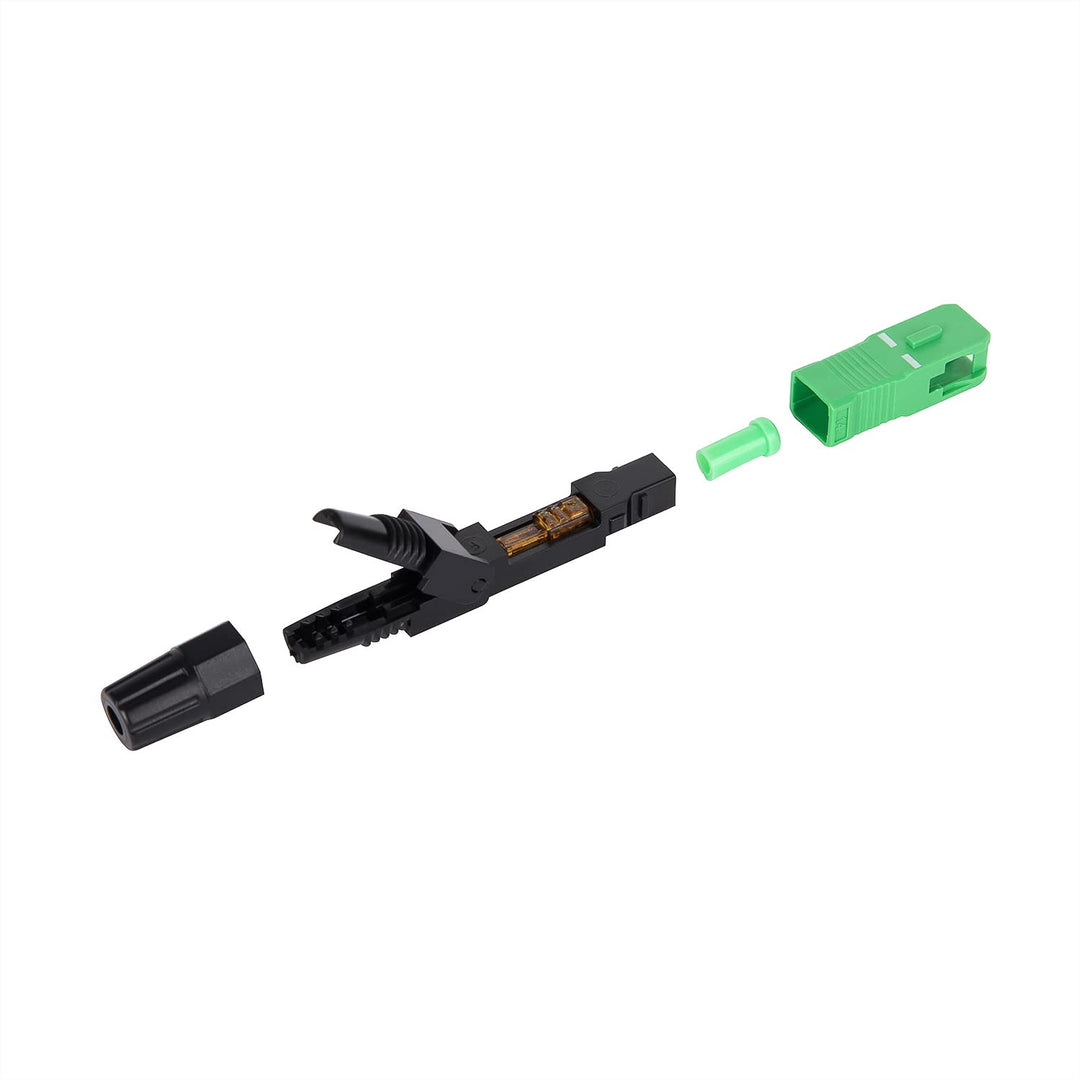 10 Stück SC APC Faser Optic Fast Connector Faser Quick Connector