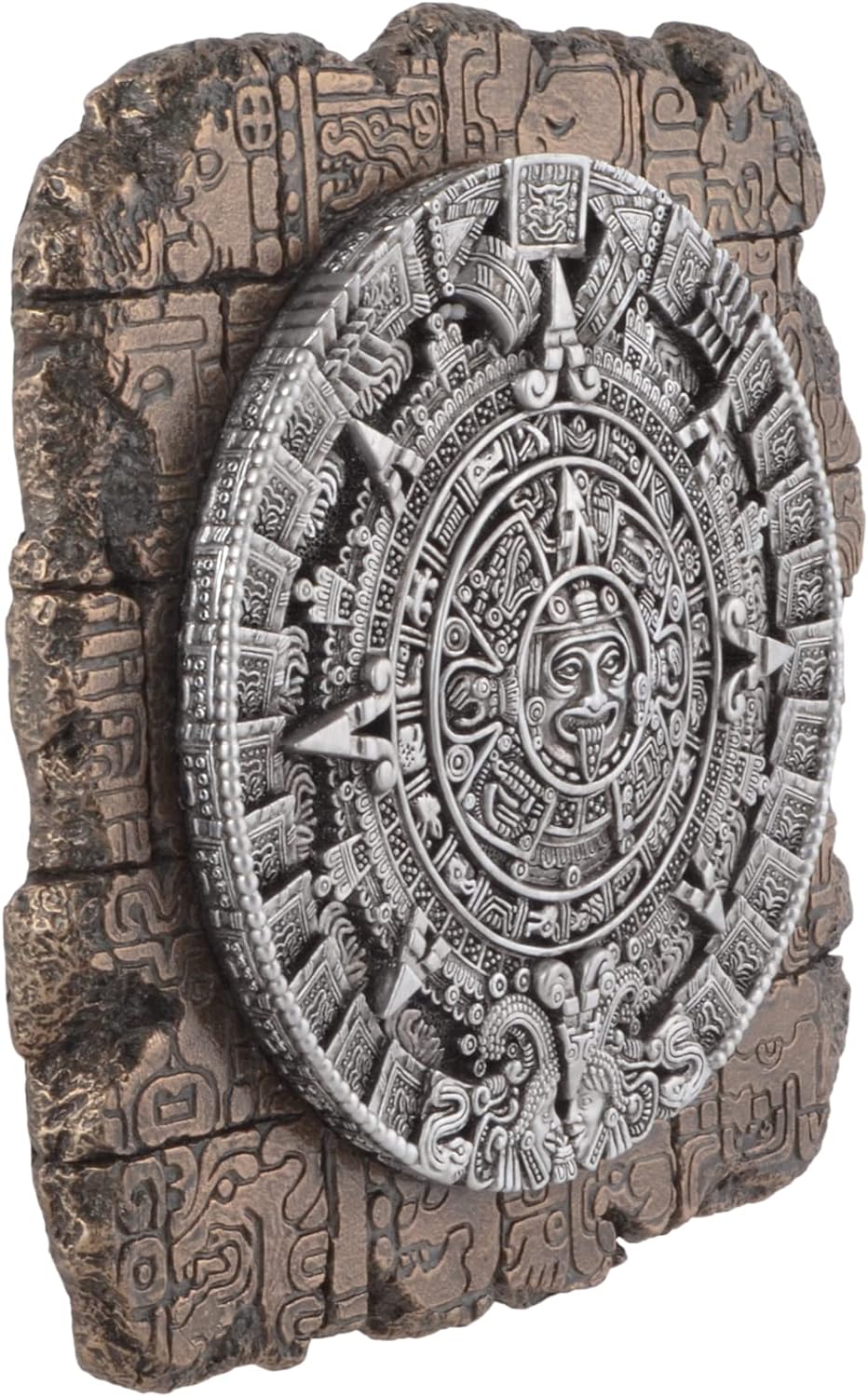 Wandrelief Aztekenkalender - bronziert by Veronese