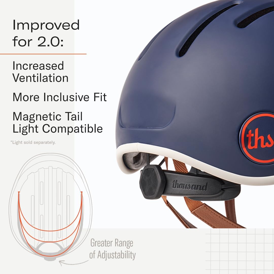 Thousand Willowbrook Mint Poplock Fahrradhelm Heritage 2.0 Thousand Navy L, Heritage 2.0 Thousand Na