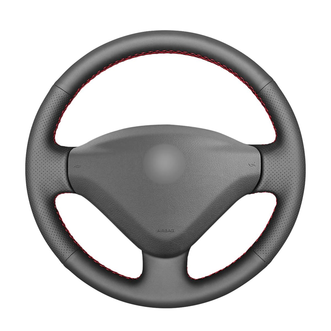 MEWANT Lenkradbezug für Peugeot 206 (206+/206 Plus) / 207/207 CC / 207 SW/Expert (Expert Tepee) / Pa