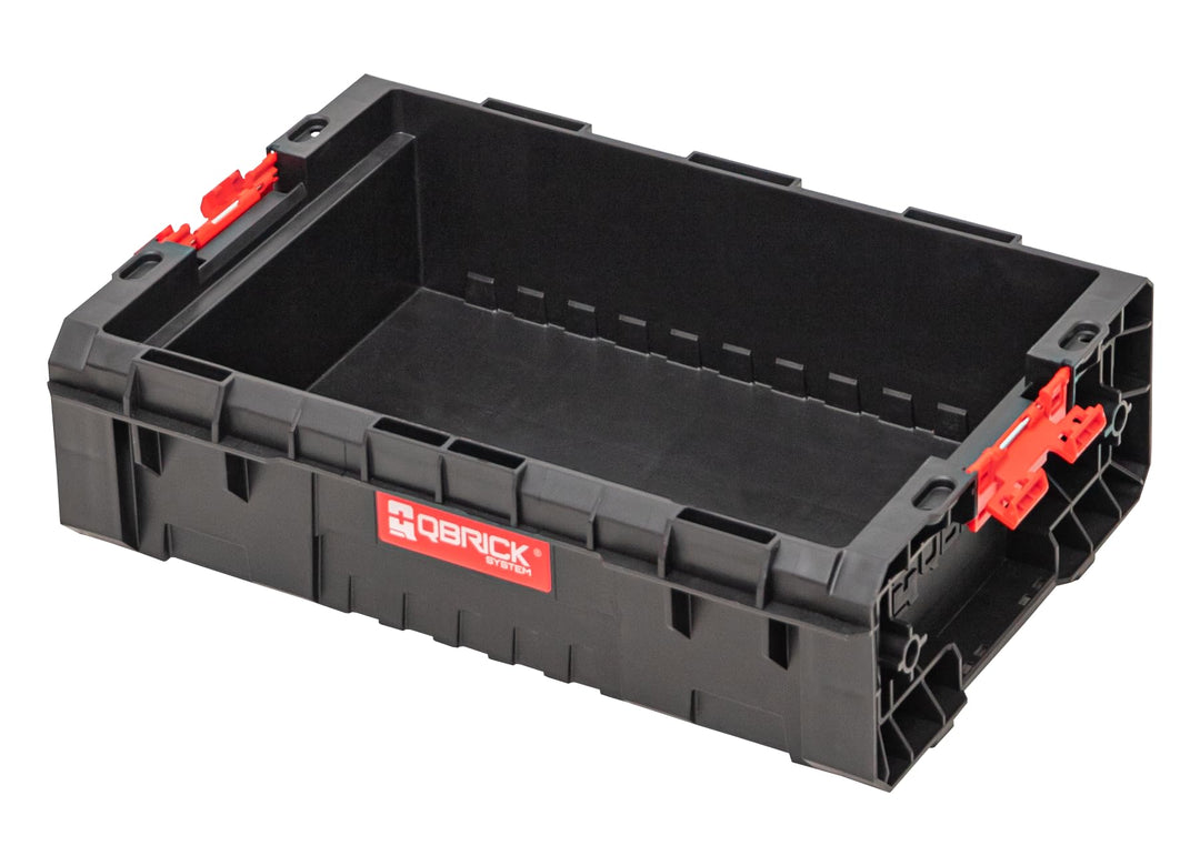 Qbrick System Werkzeugkoffer Werkzeugkasten Leer Werkzeugkiste Box Behälter PRO Box 130 2.0 Schwarz