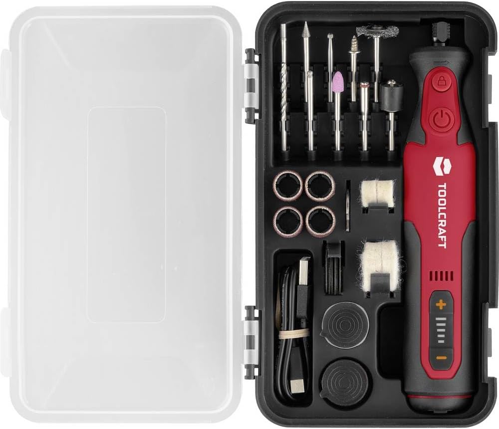 TOOLCRAFT Graviergerät inkl. Koffer, inkl. Ladekabel 7.2 V