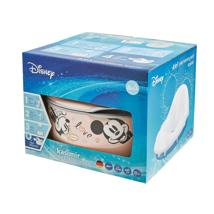 keeeper Minnie Babytopf deluxe 4in1, Töpfchen + Toilettensitz + Hocker + Feuchttuchspender, Ab ca. 1