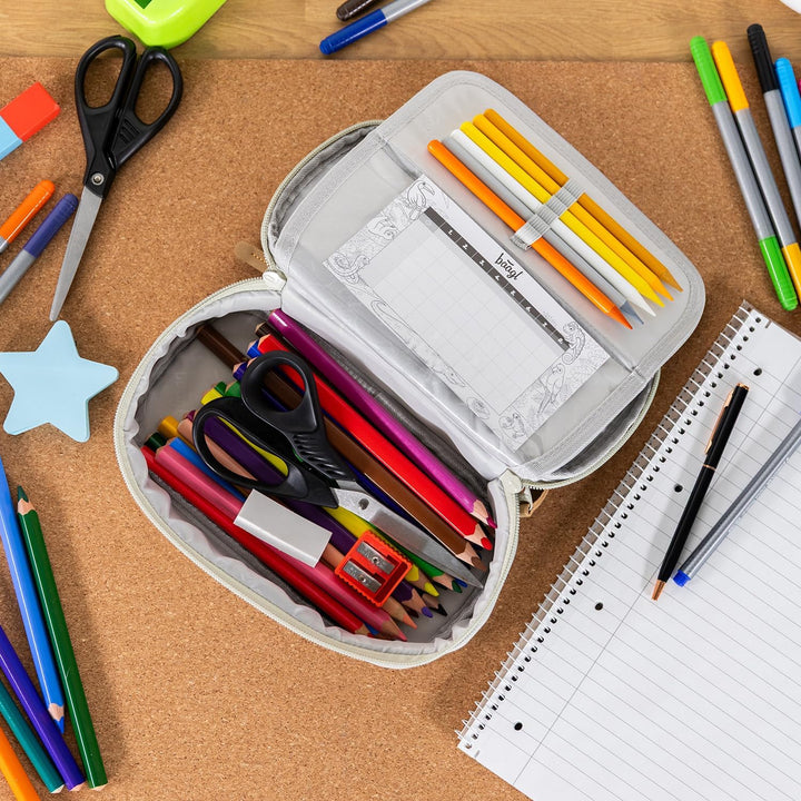 Baagl Federmäppchen für Mädchen - Schulmäppchen für Schreibwaren - Schulsachen Federtasche, Jungen F