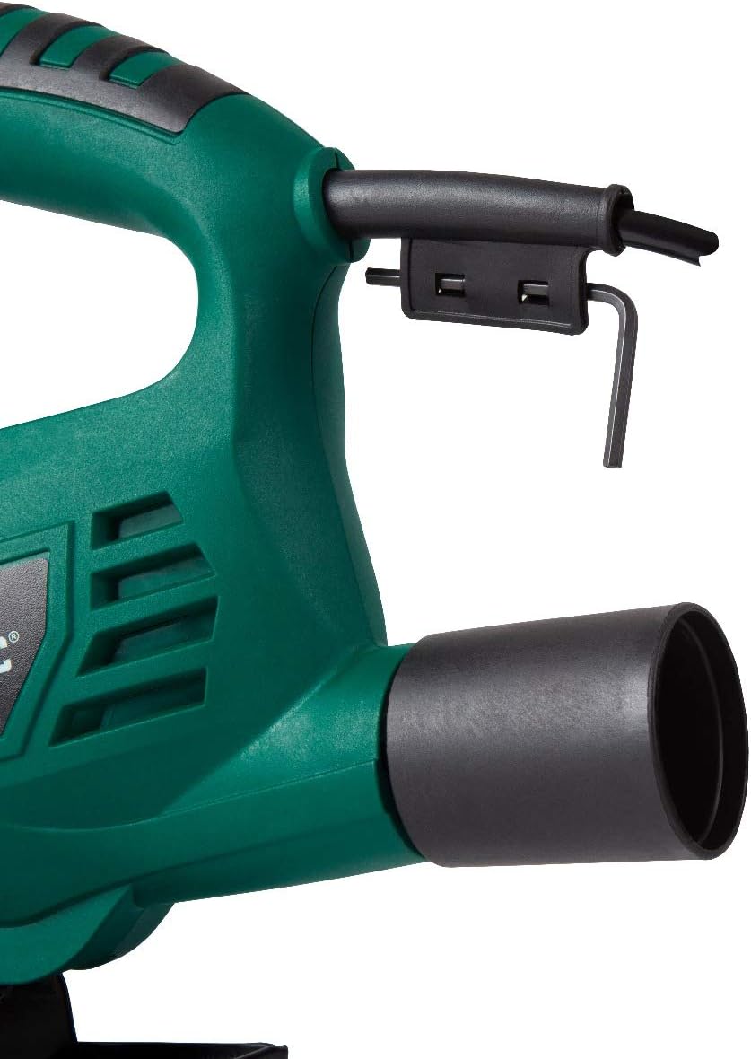 VONROC Stichsäge elektrisch 550W - Pendelhubstichsäge mit Staubabsaugung, variable Schnittwinkel & G