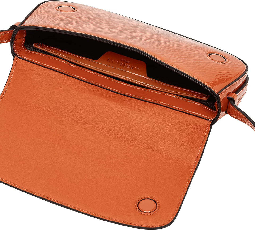 Liebeskind Damen Sadie Naplack Crossbody XS Dark Mandarine, Dark Mandarine