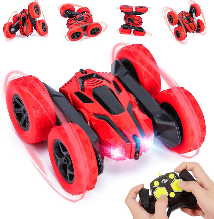Ferngesteuertes Auto für Kinder RC Stunt Auto 4WD 2.4 Ghz Fernbedienung 360° Flip RC Auto Offroad mi