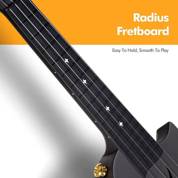 Enya Ukulele Sopran Nova U 21 Zoll Mini Kohlefaser Wasserdicht Ukulele mit Ukulele Anfänger Set Inkl