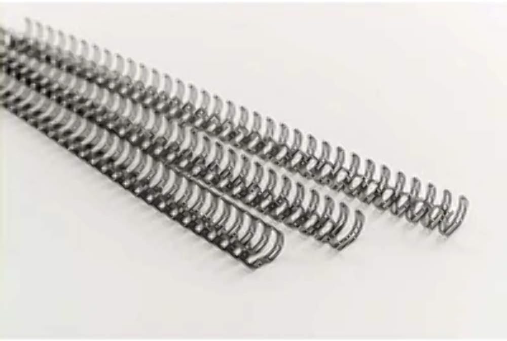 GBC MultiBind Drahtbinderücken, 8mm, schwarz, 100 Stück schwarz 8mm, schwarz 8mm