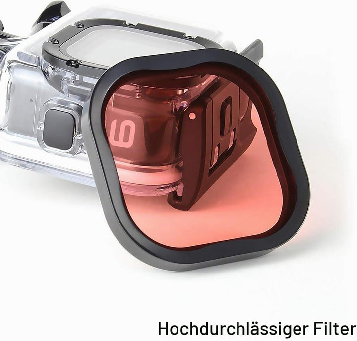 Monzi - 3er-Pack Tauchfilter Filter kompatibel mit wasserdichtem original Gehäuse für Go Pro Hero 12