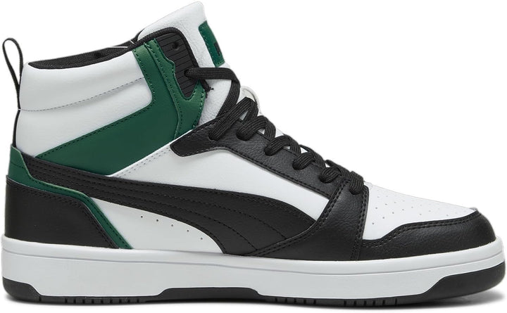 Puma Unisex Rebound V6Sneaker 44 EU Puma White Puma Black Vine, 44 EU Puma White Puma Black Vine