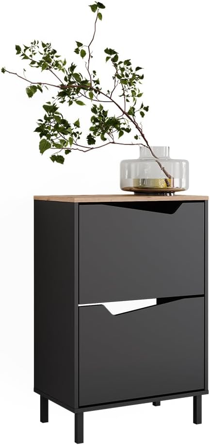 Vicco Schuhkipper Marelle, Anthrazit/Artisan, 60 x 91.6 cm Anthrazit/Artisan-eiche, Anthrazit/Artisa
