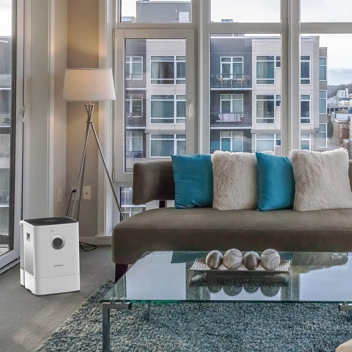 BONECO Luftbefeuchter W400 I abnehmbarer 12L Wassertank I für Räume bis 60 m² I sehr leise mit 25dB
