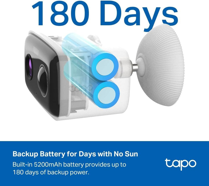 Tapo C400 KIT 1080p Solar Überwachungskamera für aussen, Farbnachtsicht, WLAN 2,4 GHz, Zwei-Wege-Aud