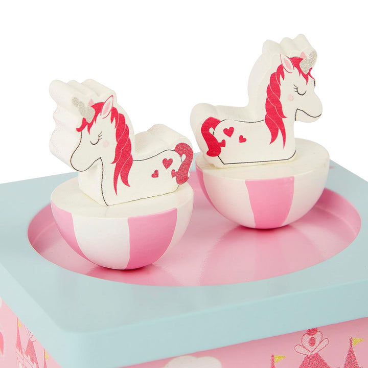 Mousehouse Gifts - Kinder Einhorn-Spieldose aus Holz - für Mädchen