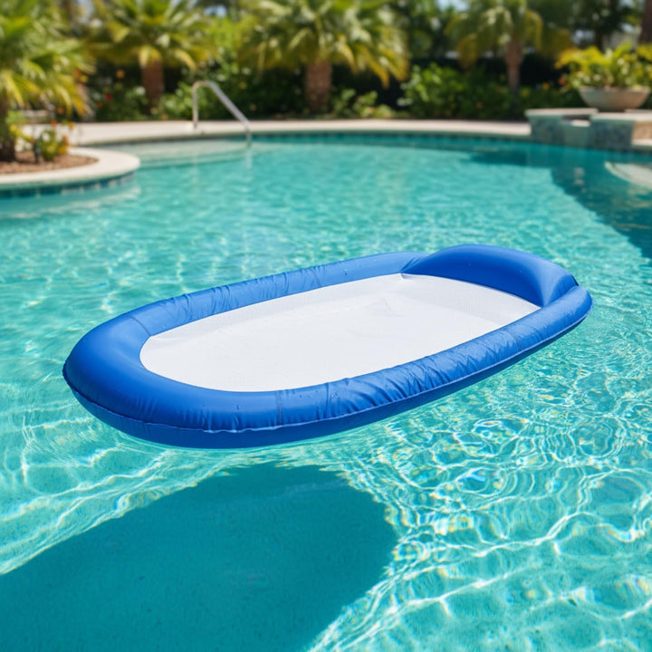 Best Sporting Aufblasbare Wasserhängematte Mesh Mat I Luftmatratze mit Netz | Pool Lounge Float I So