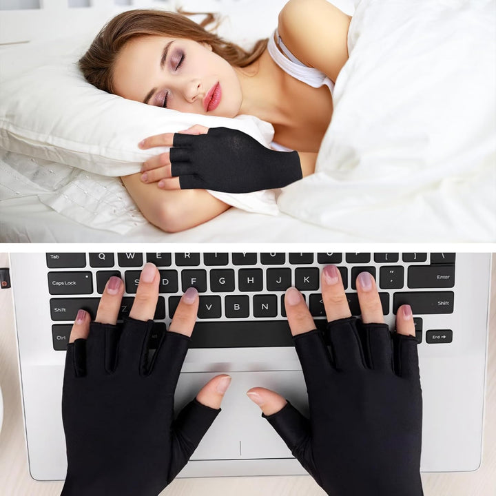 9 Paar Baumwollhandschuhe Fingerlos Fingerlose Baumwollhandschuhe Baumwollhandschuhe Ohne Finger Bau