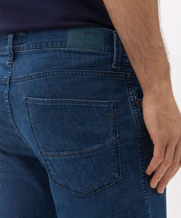 BRAX Herren Jeans Style Cadiz Ultralight 32W / 34L Atlantic Sea Used, 32W / 34L Atlantic Sea Used