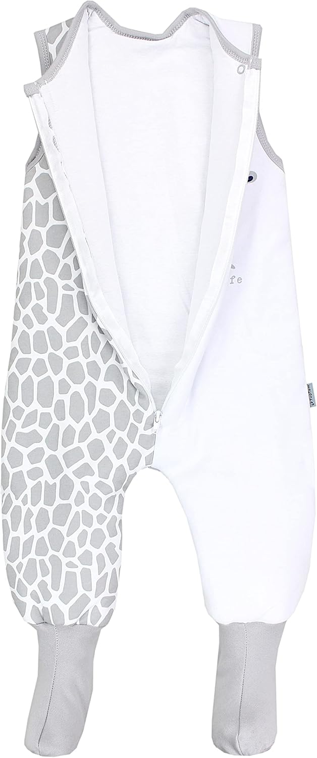 TupTam Baby Winter Schlafsack mit Beinen und Füssen OEKO- TEX zertifizierte Materialien, 2.5 TOG, Un