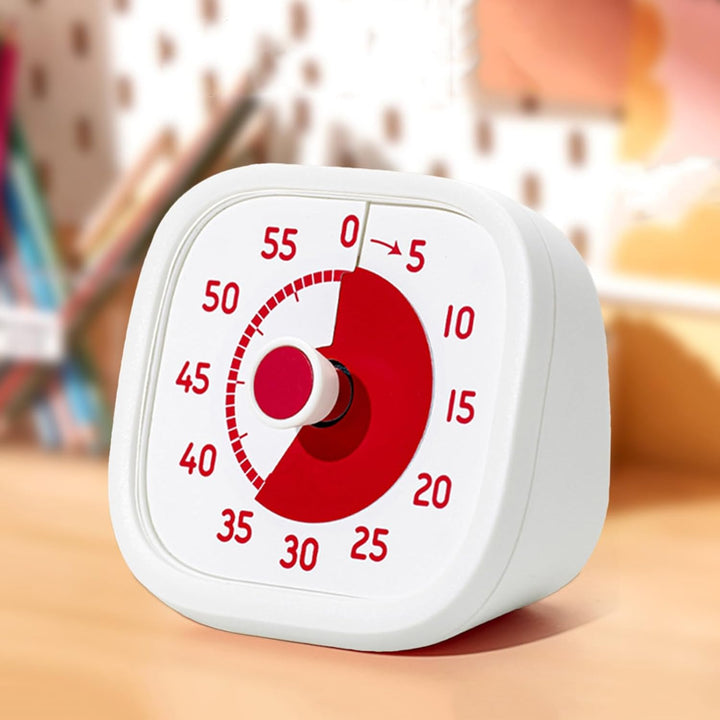 Visuelle Uhr für Kinder - Visueller Timer 60 Min. | Zeitmanagement Lernhilfe Geräuschlos Für Lehrer