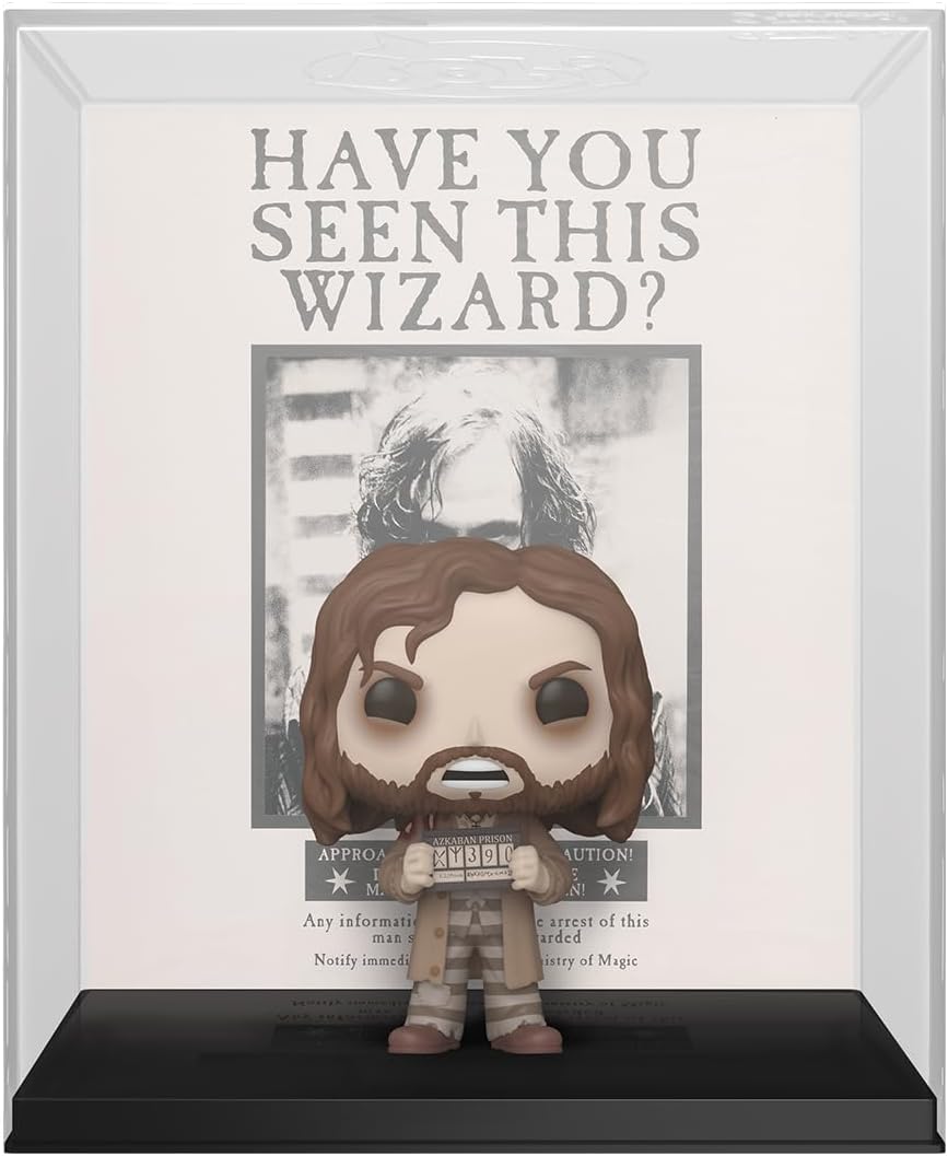 Funko POP! Cover: Harry Potter Prisoner of Azkaban - Poster mit Sirius Black - Vinyl-Sammelfigur - G
