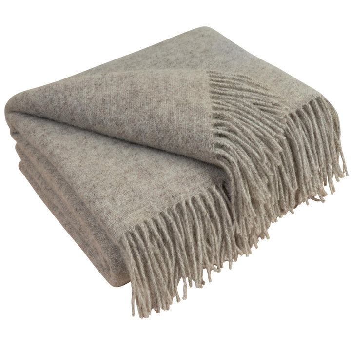 LYHome Lammwolldecke 100% Schurwolle, Warm Kuscheldecke 140 x 200 cm | Winterdecke, Couchdecke, Sofa