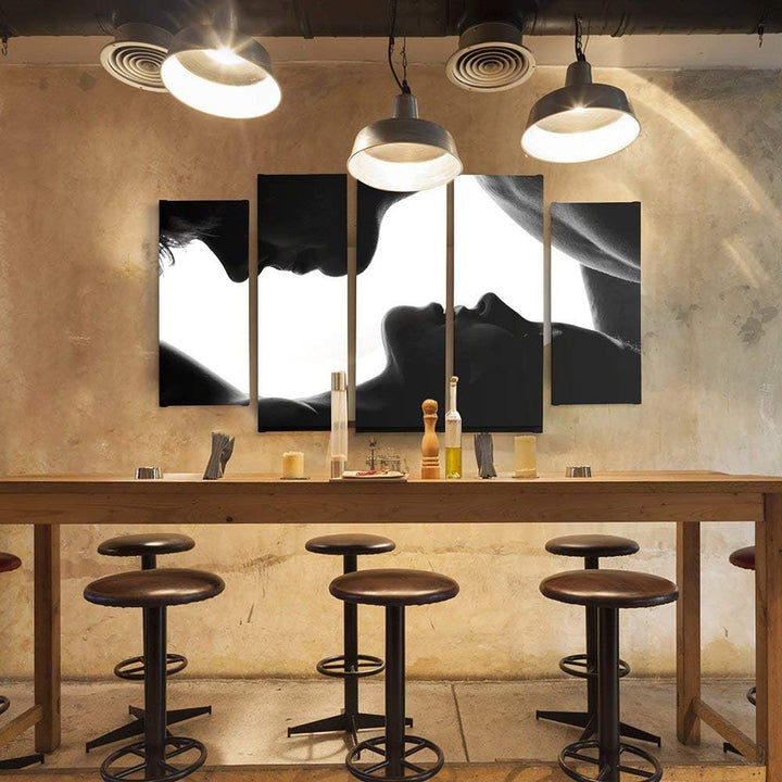 Feeby. Leinwandbild - 5 Teile - Bilder, Wand Bild, Wandbilder, Kunstdruck XXL, 5-Teilig, Typ C, 100x