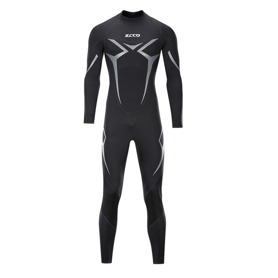 Herren-Neoprenanzug, 3 mm Premium Neopren, volle Ärmellänge, Taucheranzug für Spearfishing, Schnorch