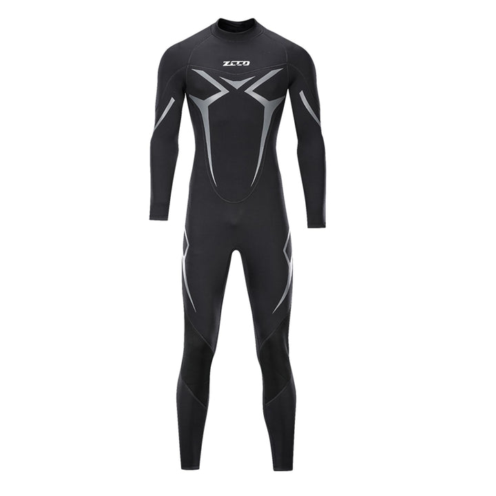 Herren-Neoprenanzug, 3 mm Premium Neopren, volle Ärmellänge, Taucheranzug für Spearfishing, Schnorch