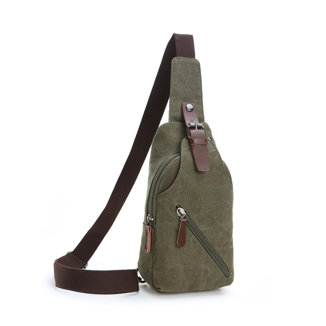 FANDARE Sling Bag mit Kopfhöreröffnung Studenten Party Outdoor Multifunktional Umhängetasche Damen/H