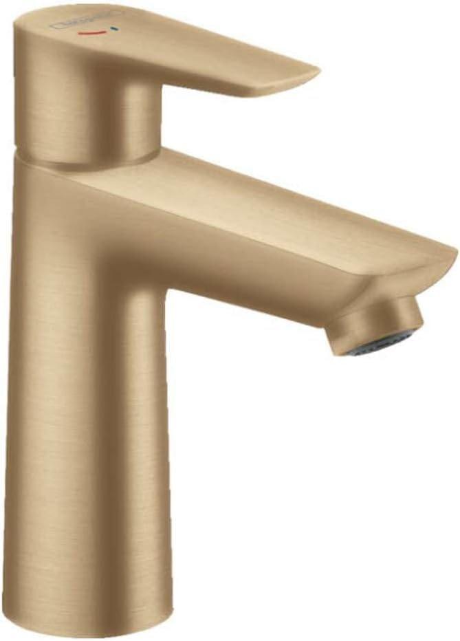hansgrohe Wasserhahn Talis E CoolStart (wassersparende Armatur mit hohem Auslauf 110mm, Zugstangen-