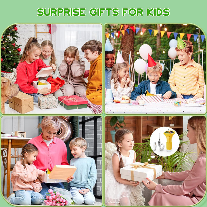 Mikroskop für Kinder, Ashfly 1000X Taschenmikroskop mit 2,0" IPS-Bildschirm USB Microscope Lupe, 8 L