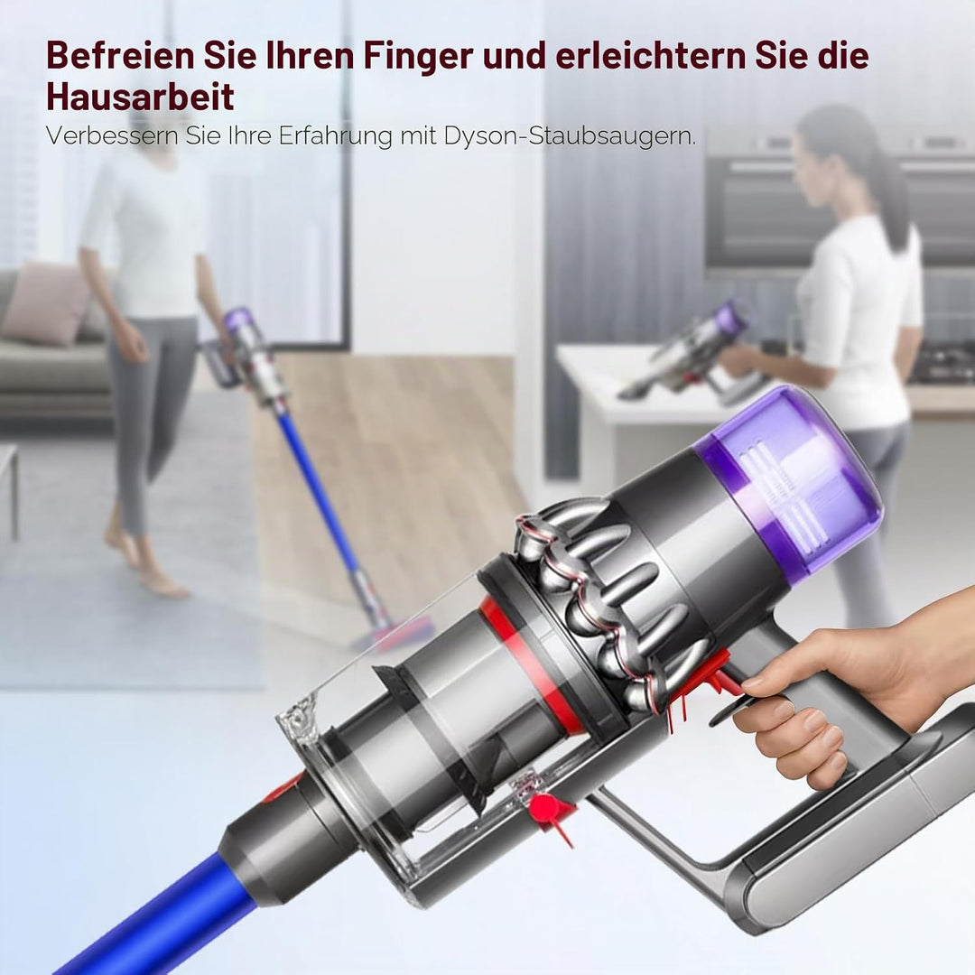 2 Stück Verstärkter Griffhalterung für Dyson V15 V11 V10 Staubsauger, Schalter Halterung Fixierung S