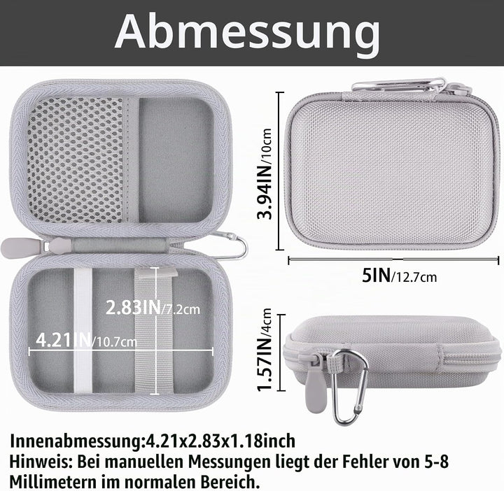 Khanka Etui für Anker Nano/MagGo PowerBank, Ultra-schlankes 5.000mAh/10.000mAh Magnetisches Akkupack