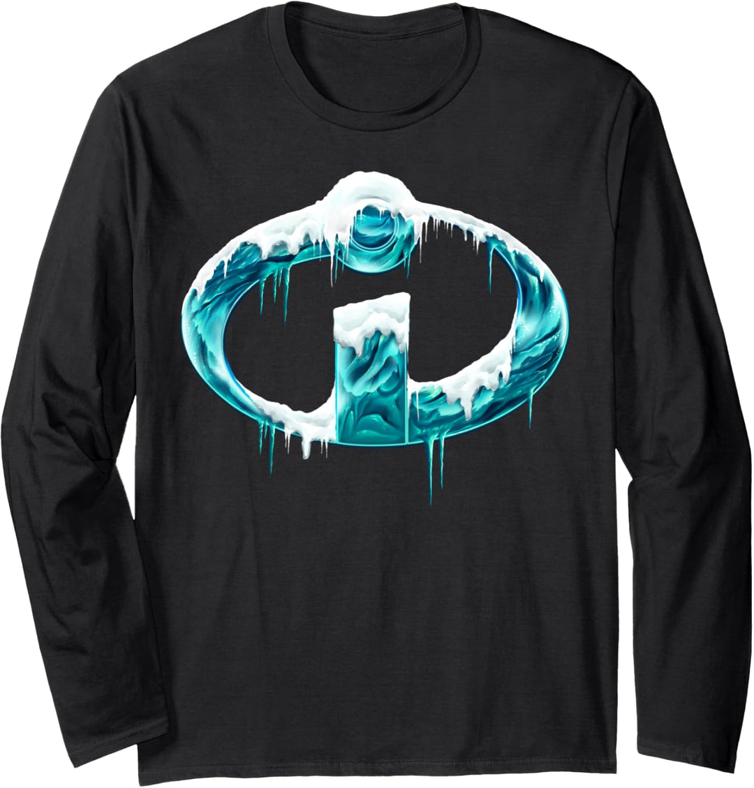 Disney Pixar Incredibles Frost Logo Langarmshirt