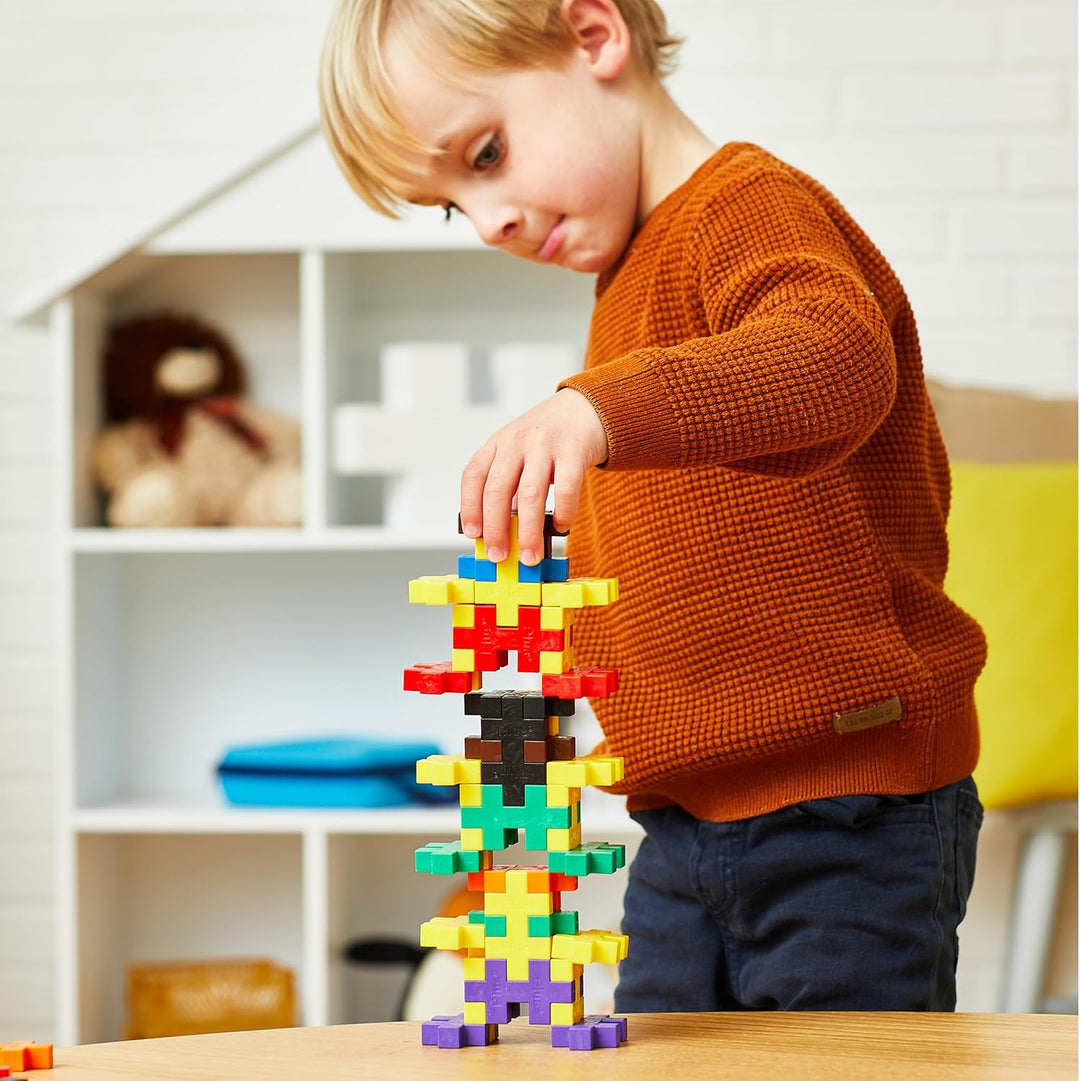 Plus-Plus 9603272 Denmark Geniales Konstruktionsspielzeug, Open Play Big Basic Mix, Bausteine-Set, 1