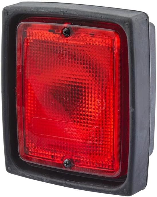 HELLA - Nebelschlussleuchte - Halogen - 24/12V - Anbau/Einbau - Lichtscheibenfarbe: glasklar - Steck