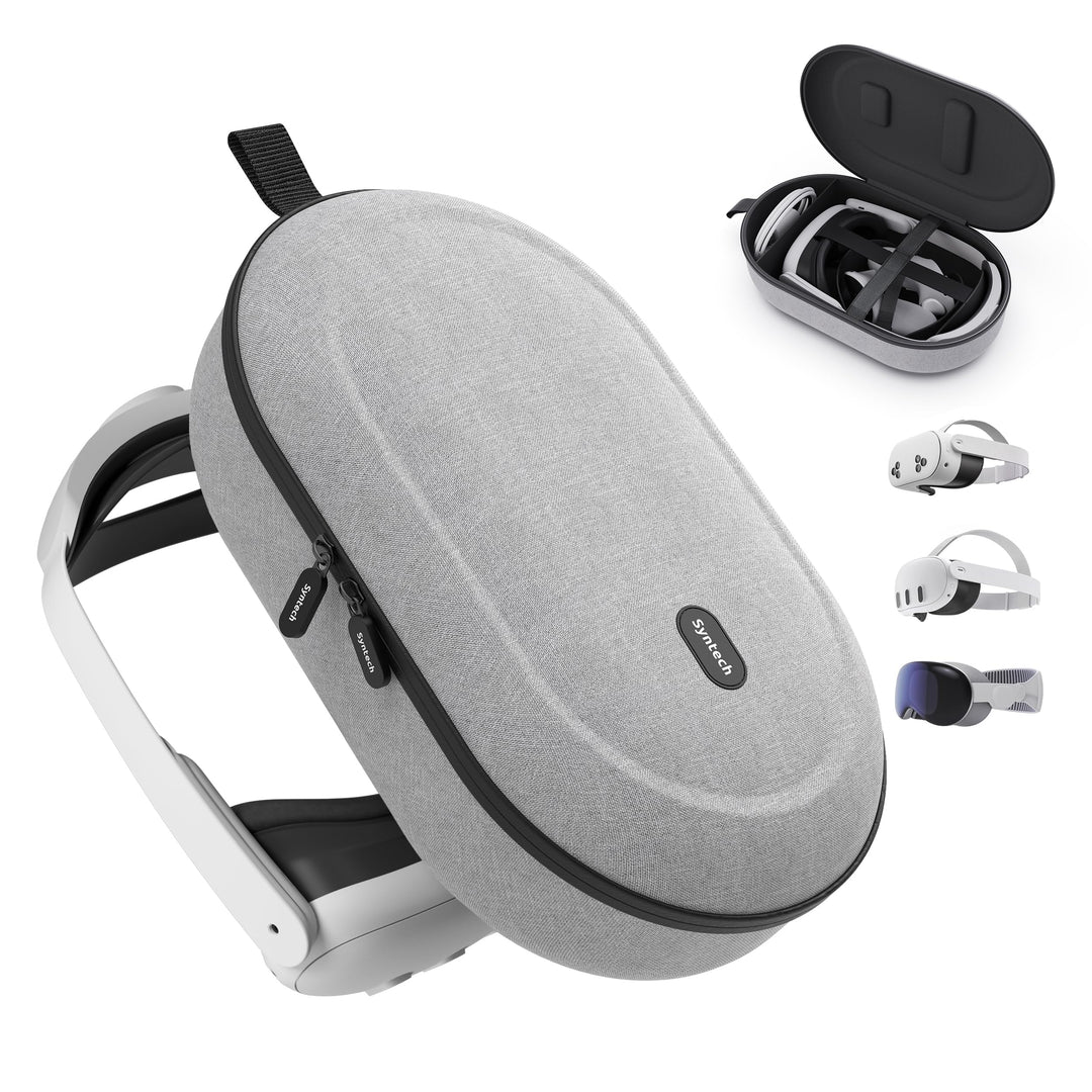 Syntech Tragetasche Kompatibel mit Meta/Oculus Quest 2 Zubehör/PICO 4 VR Headset mit Elite Strap, To