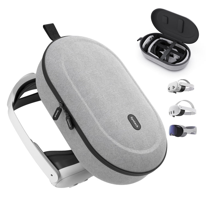Syntech Tragetasche Kompatibel mit Meta/Oculus Quest 2 Zubehör/PICO 4 VR Headset mit Elite Strap, To